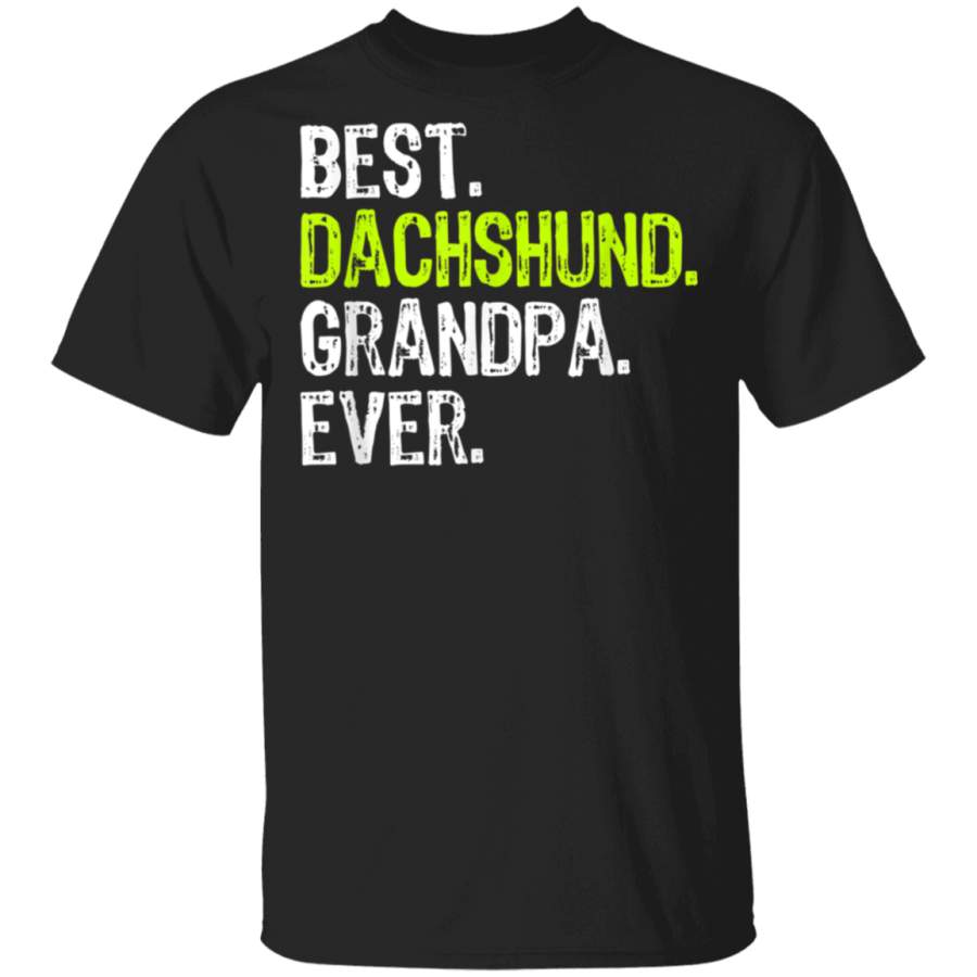 Best Dachshund Grandpa Ever Dog Lover Gift TShirt