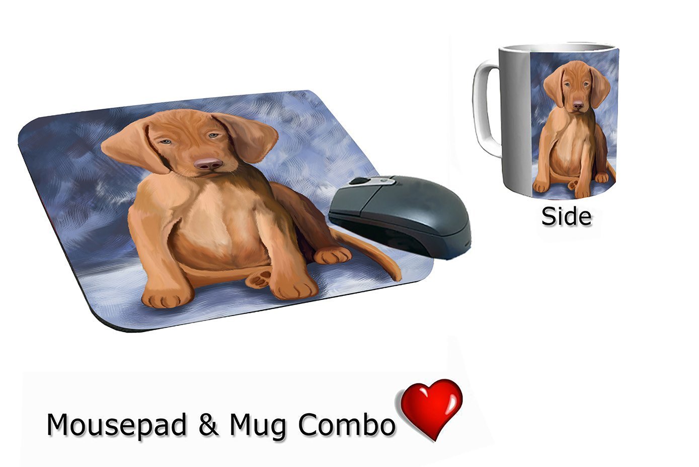 Vizsla Puppy Dog Mug & Mousepad Combo Gift Set