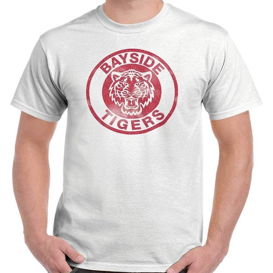 Bayside Tigers Sports Nineties Retro Gym T Shirt Tee