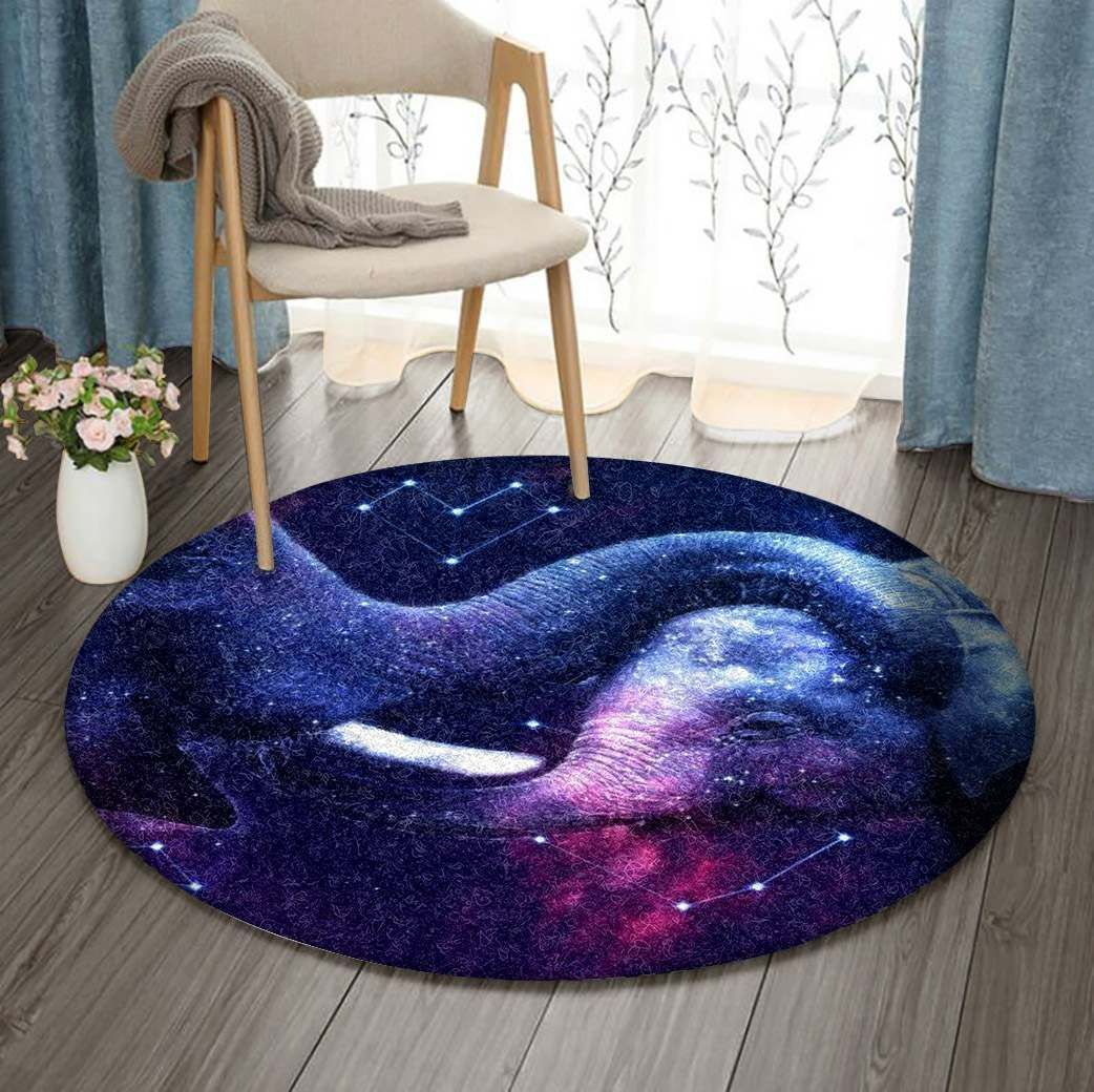 Galaxy Elephant JQQ101 Round Rug