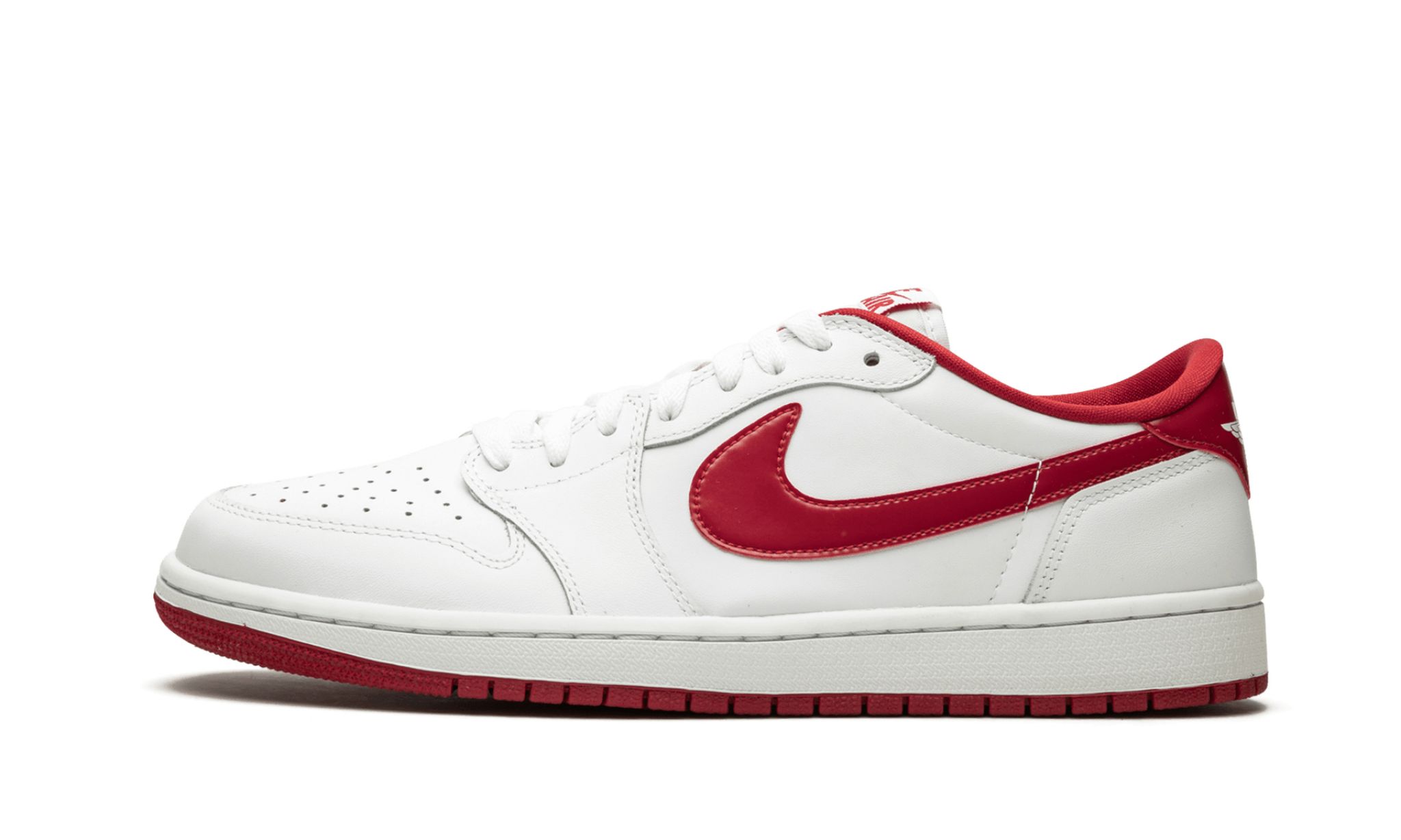 JD 1 Retro Low OG White Varsity Red SNK464556116