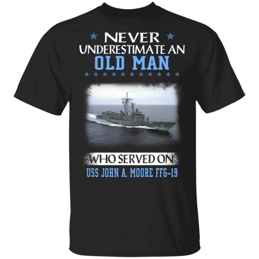 USS John A. Moore FFG-19 Veterans Day Christmas Gift T-Shirt