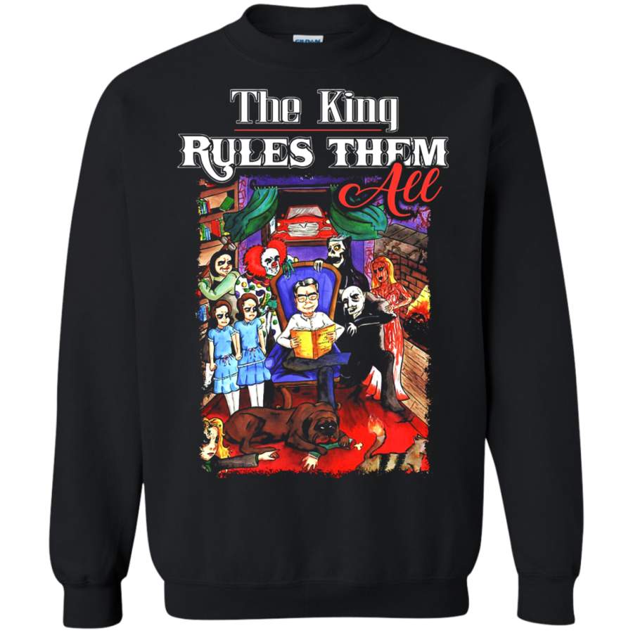 AGR The King Rules Them Stephen King Sweatshirt