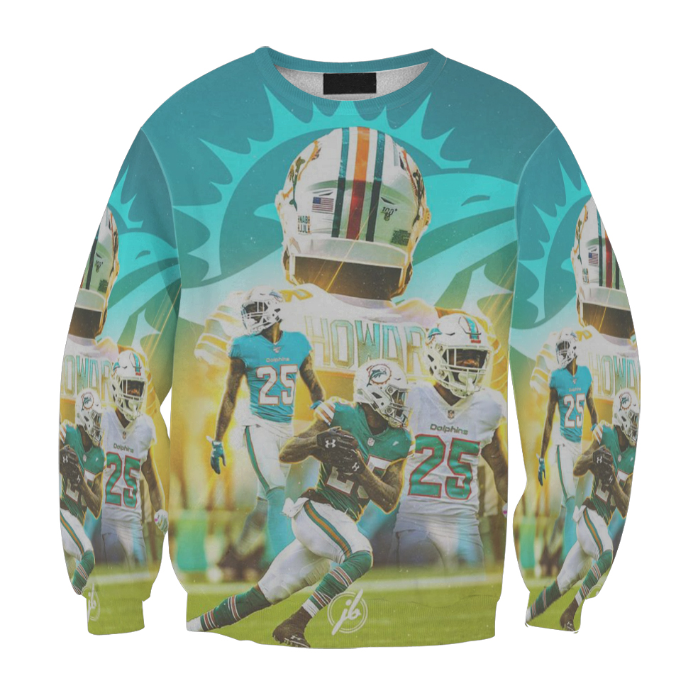 Miami Dolphins Xavien Howard2 Gift For Fan 3D Full Printing Sweatshirt