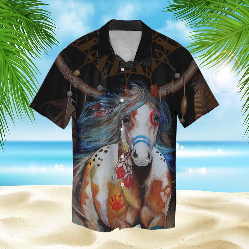 Native Horse Hawaiian Shirt | Unisex | Adult | HW4482 – Fashion Store