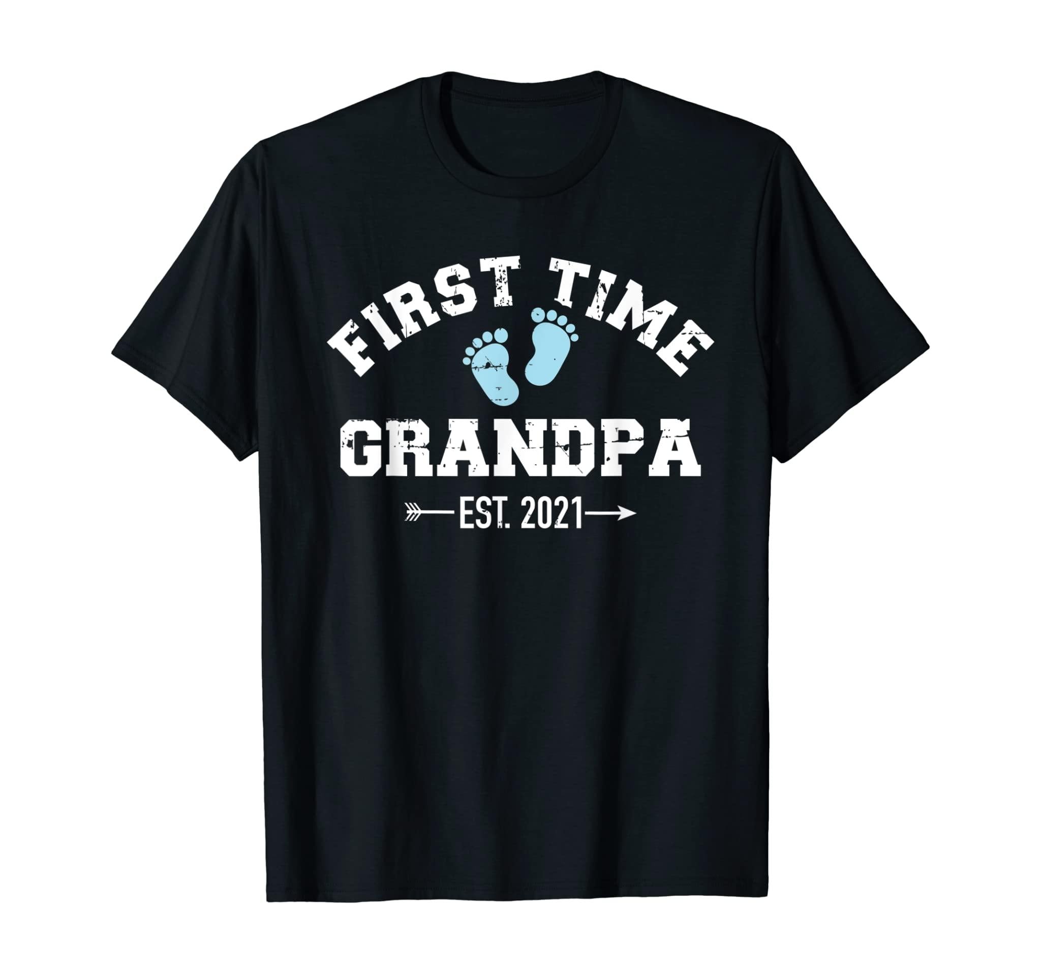 First Time Grandpa 2021 T-Shirt