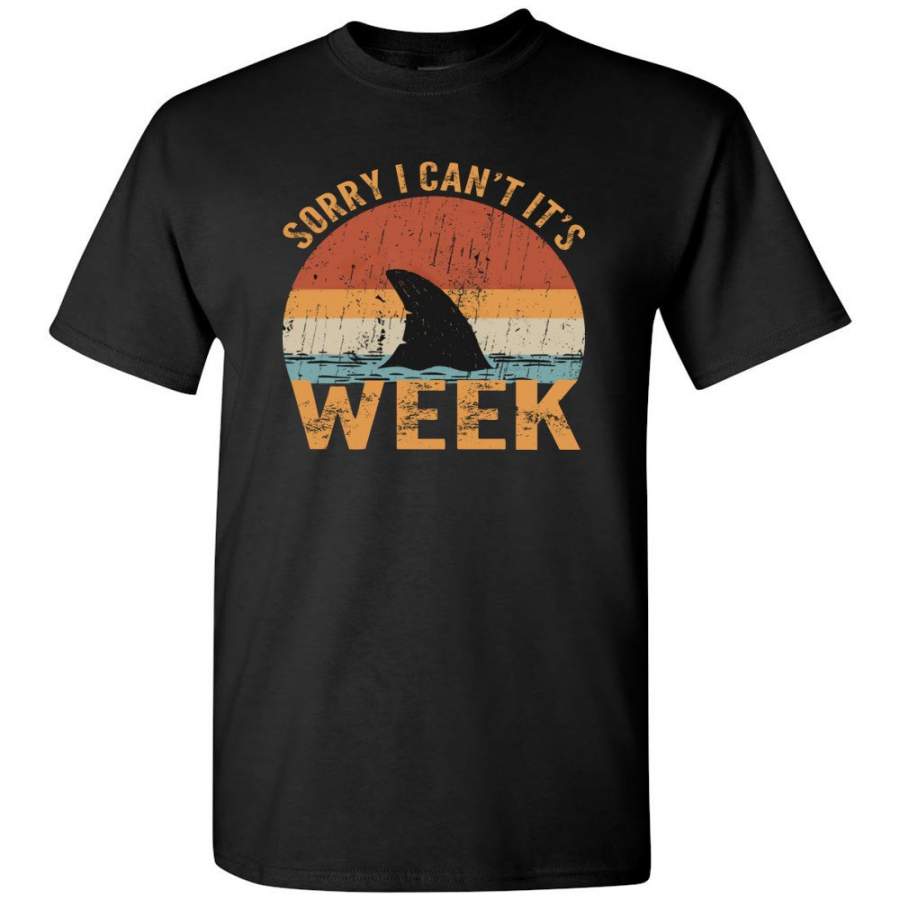 Sorry I can’t it’s week shark vintage tee shirt hoodie