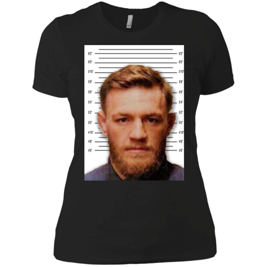 AGR Conor Mcgregor Best Mugshot shirt Ladies’ Boyfriend shirt