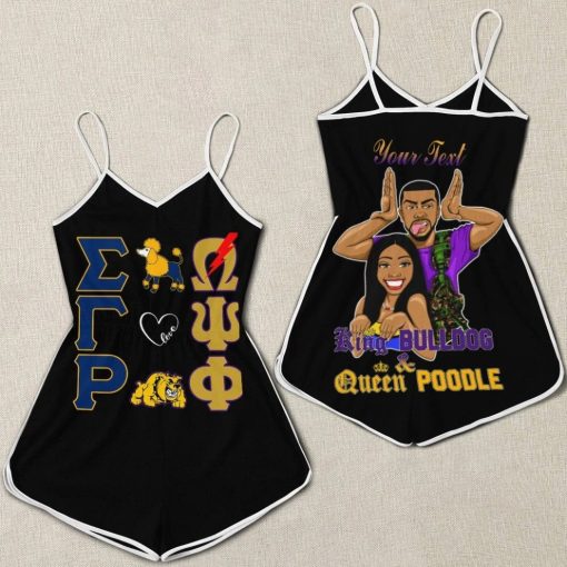Black Greek – New Style For Men – Couple Omega Psi Phi And Sigma Gamma Rho 3D Romper