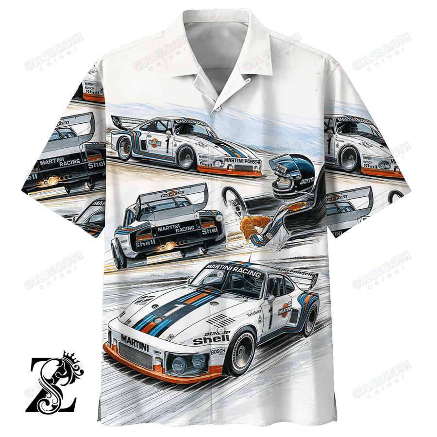 Awesome Racing Car Hawaiian Shirt Hl13704