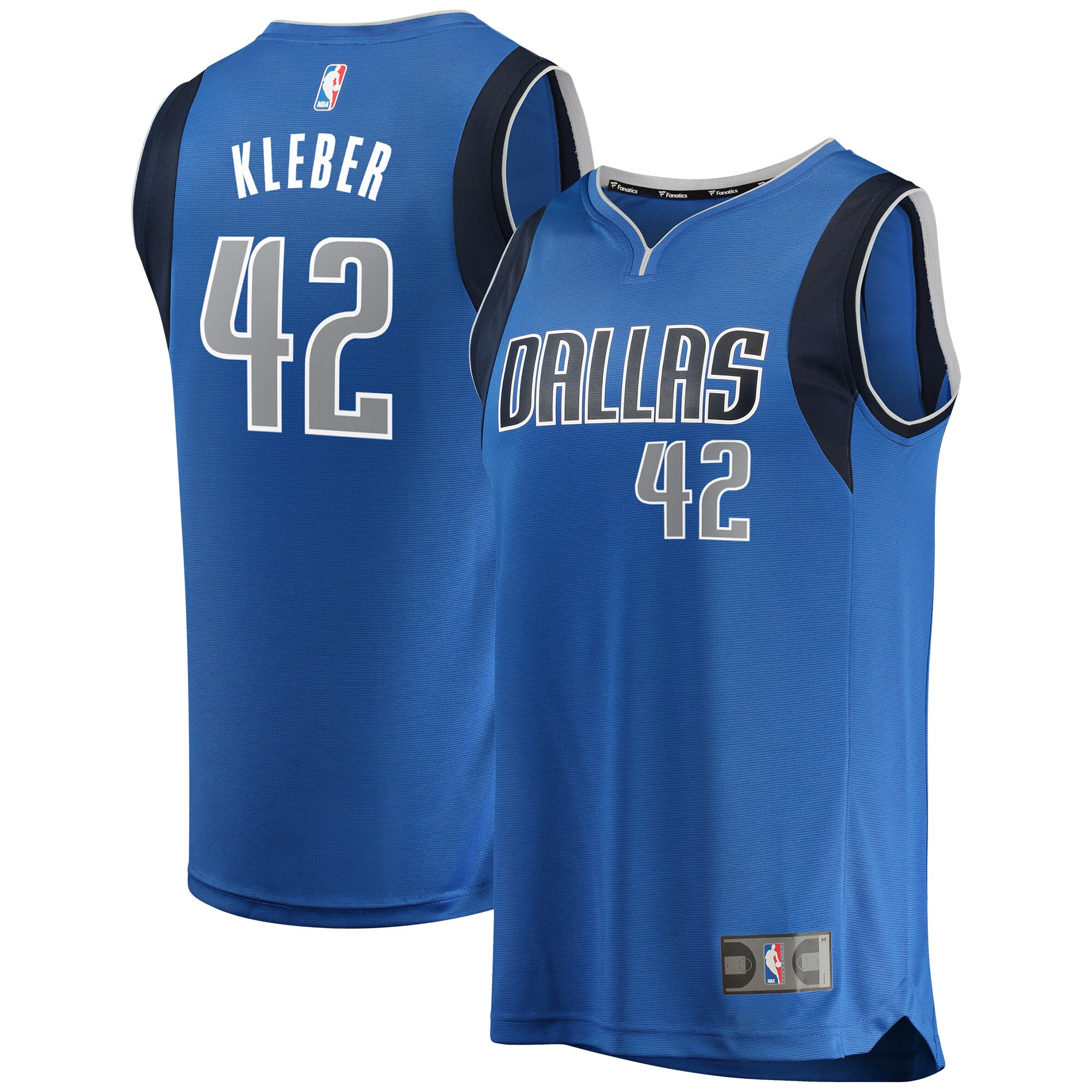 Maxi Kleber Dallas Mavericks Branded Fast Break Replica Team Color Player Jersey Blue – Icon Edition