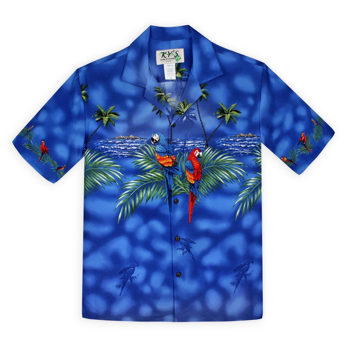 Parrots Blue Awesome Design Hawaii Shirt Ha16720