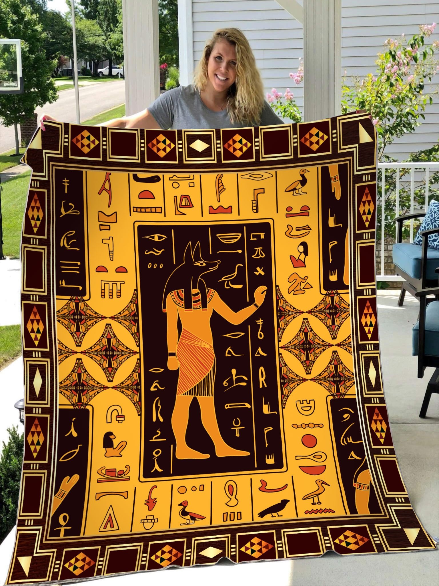 Tmarc Tee Egypt 3D All Over Printed Blanket