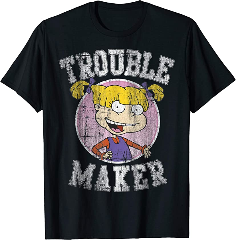 Angelica Trouble Maker Vintage Graphic T-Shirt