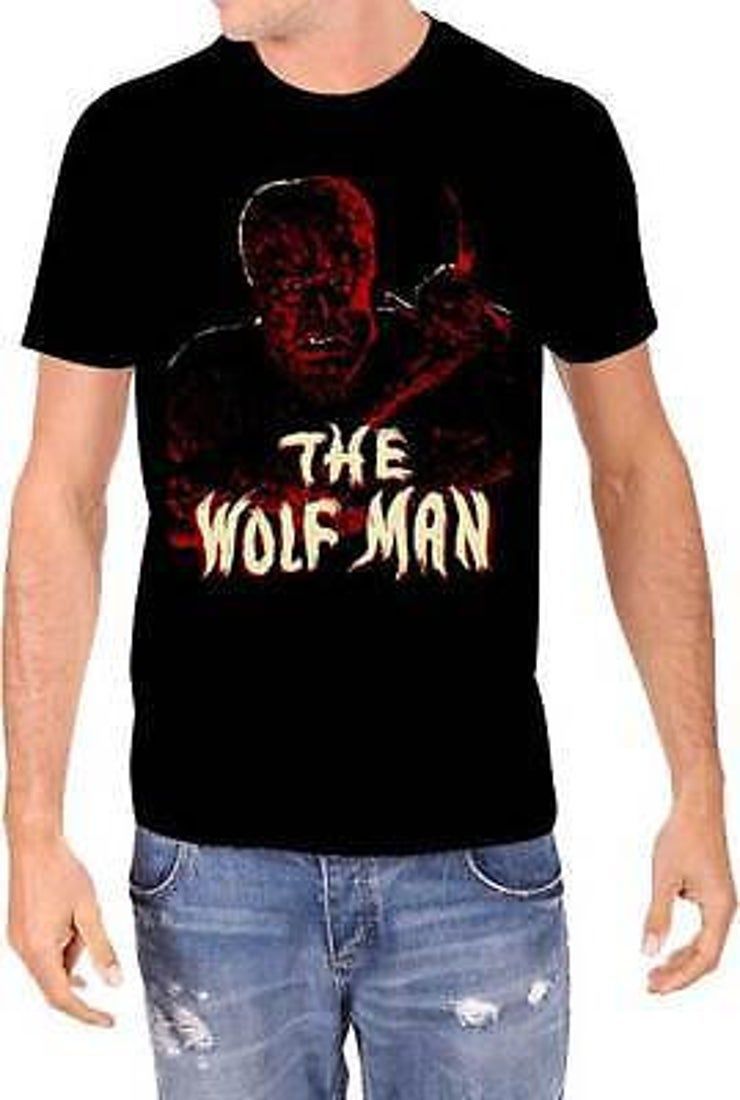 Wolfman Universal Studios Monsters Lon Chaney Jr Shirt