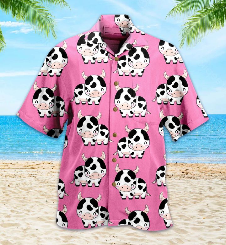 Cow Pink Hawaii Shirt Ha71090