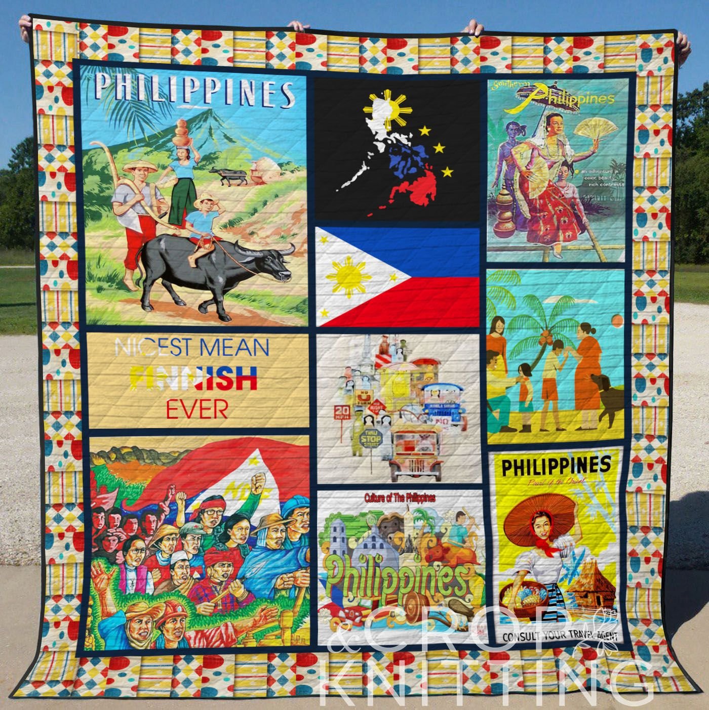 Philippines LI 3D Quilt Blanket 355