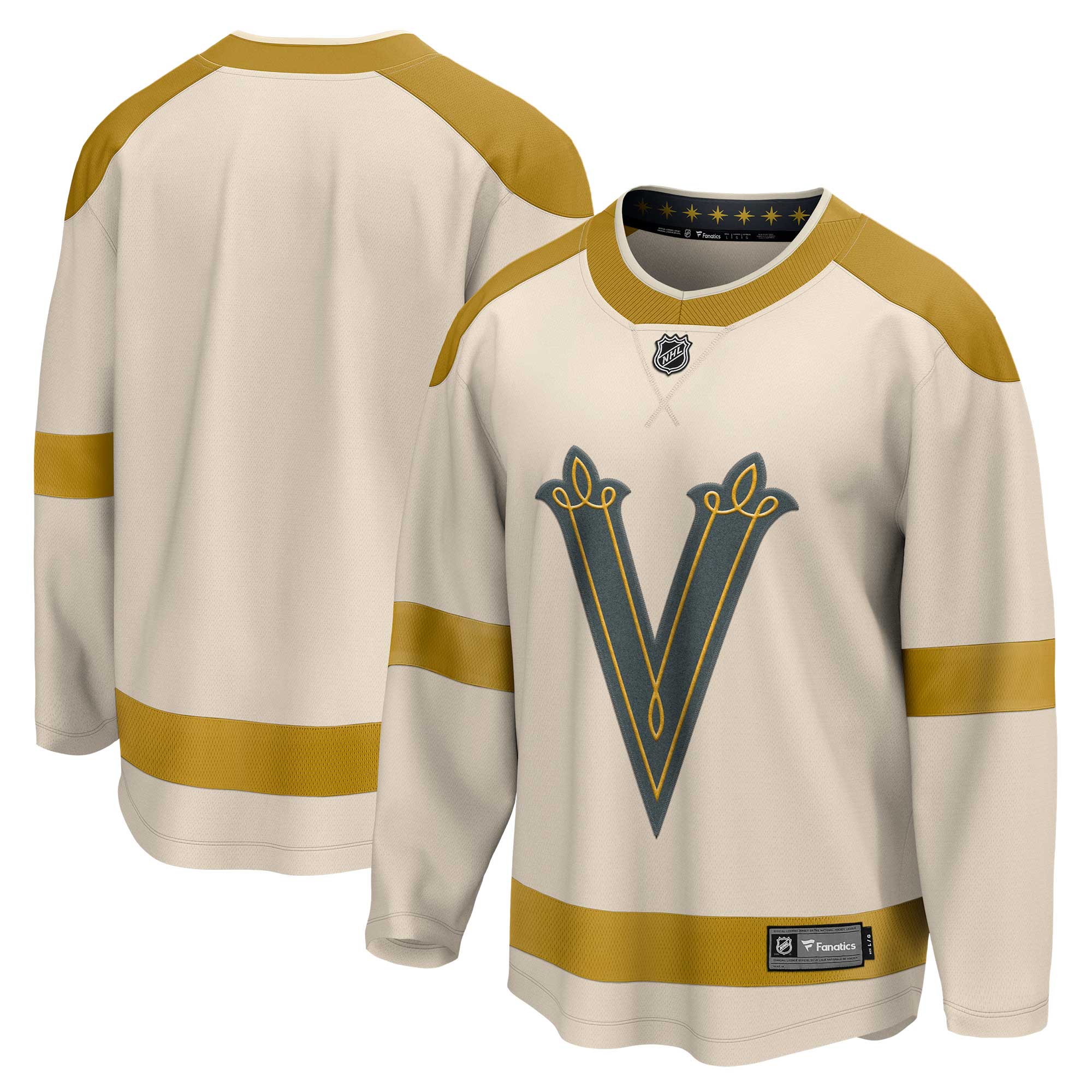 Vegas Golden Knights Branded 2024 NHL Winter Classic Breakaway Jersey – Cream