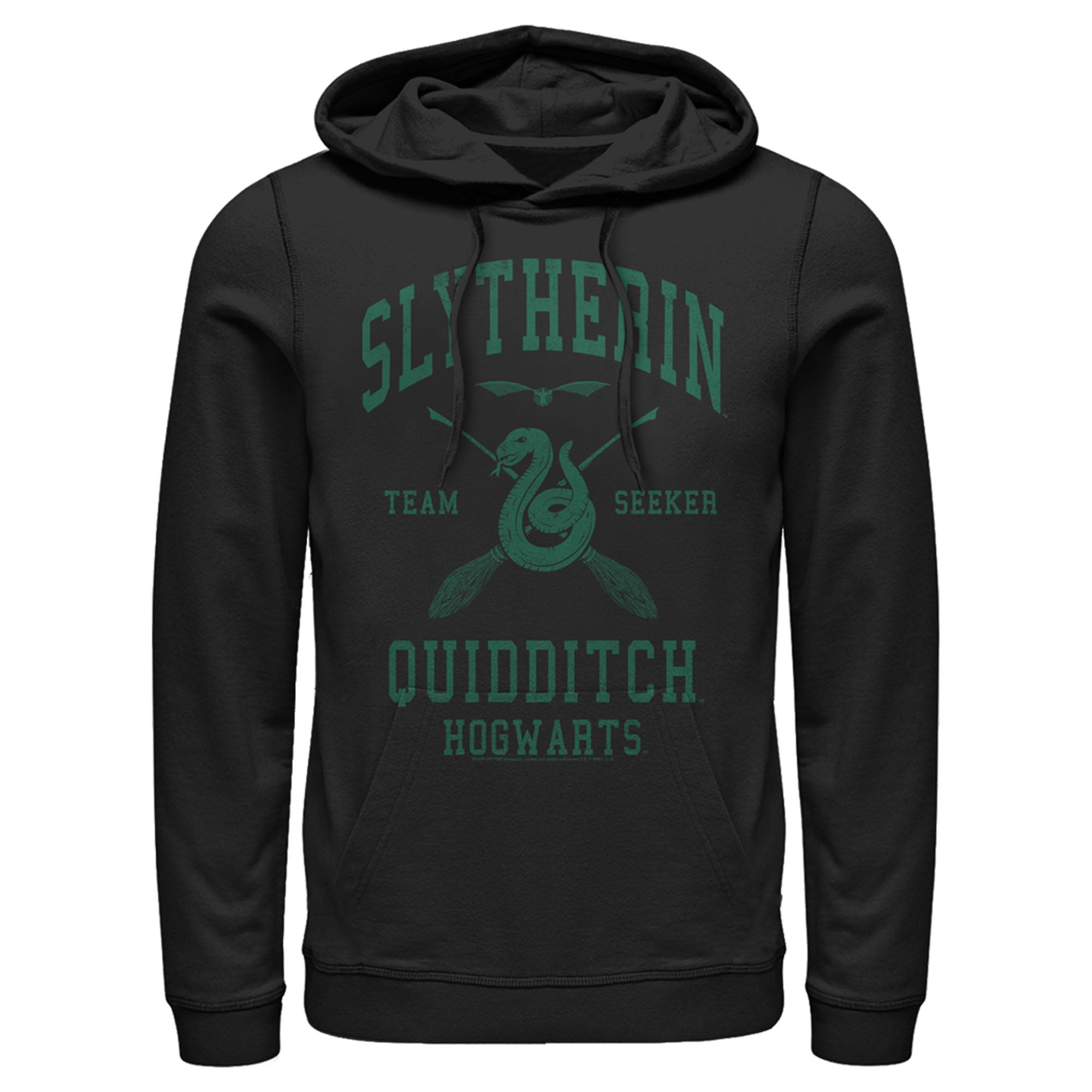 Men’S Harry Potter Slytherin Quidditch Team Seeker Pull Over Hoodie