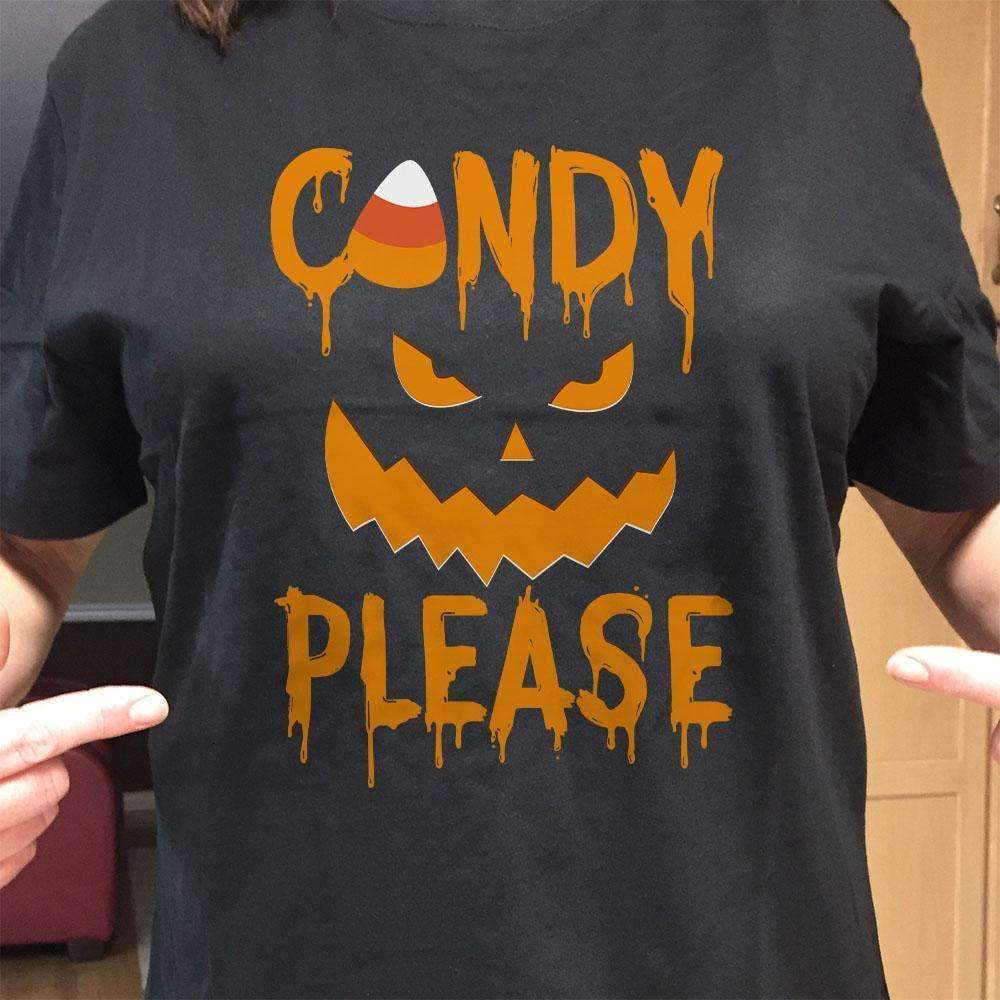 Candy Please Adult Unisex Cotton Short Sleeve T-Shirt