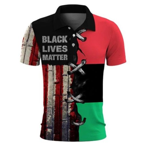 Black Lives Matter 3D Polo Shirt