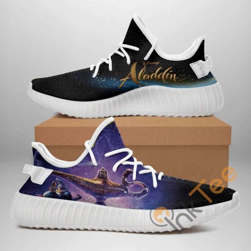 Aladdin Custom Shoes Personalized Name Yeezy Sneakers