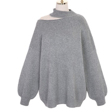 Winter Loose Autumn Elegant Knitted Warm Pullover Long Sleeve