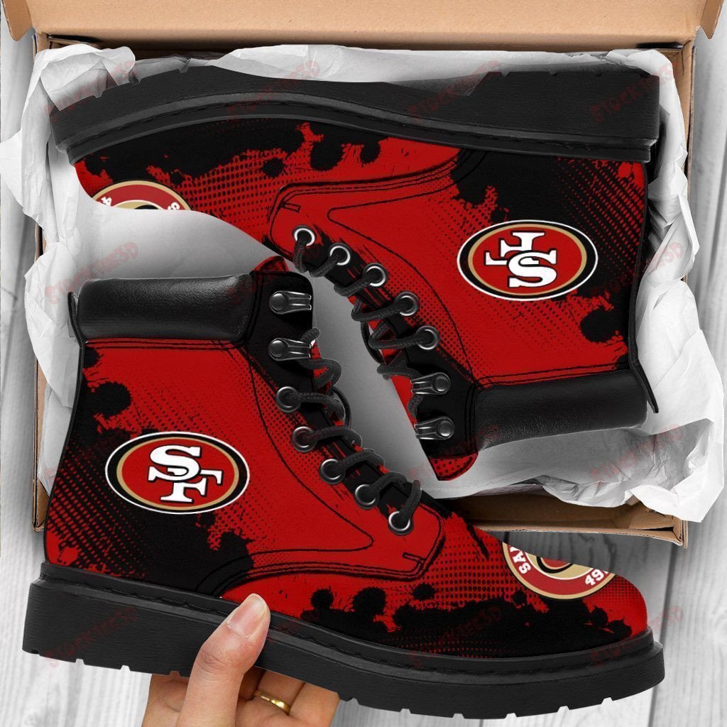 San Francisco 49Ersboots – Premium Shoes/ Premium Leather Boots – Gift For Sports Lovers