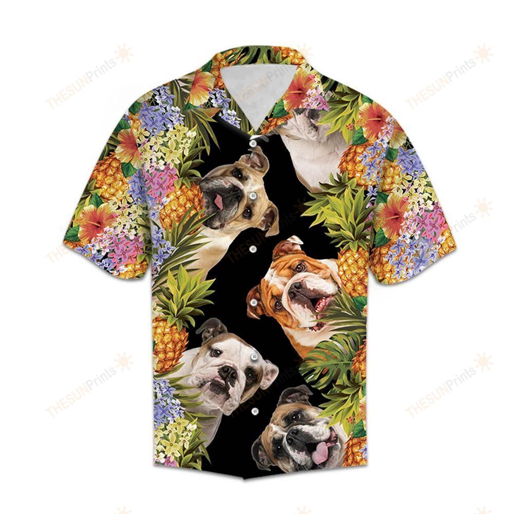 Aloha Bulldog Hawaiian Shirt Ha30329