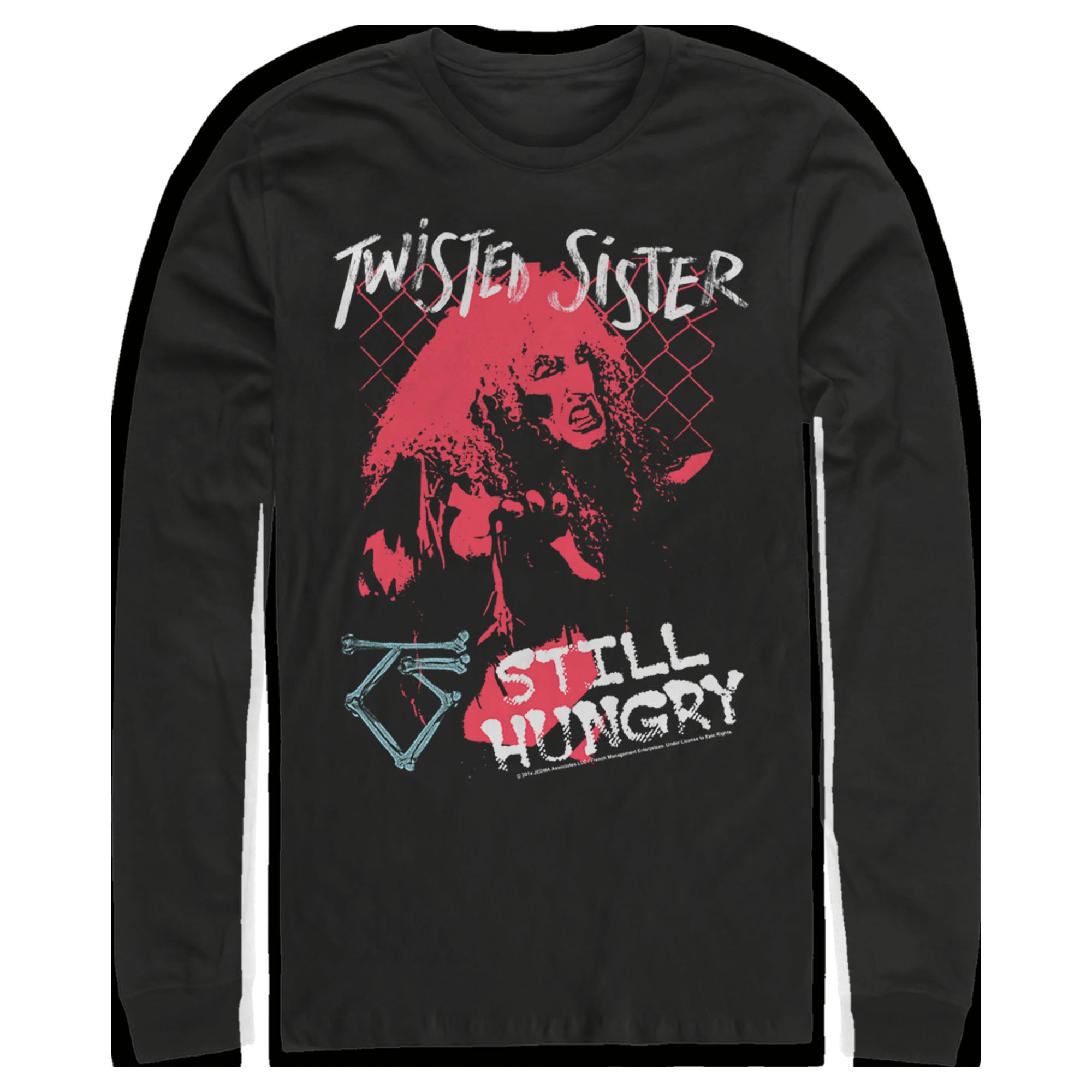 Twisted Sister Men’S Still Hungry  Long Sleeve Shirt