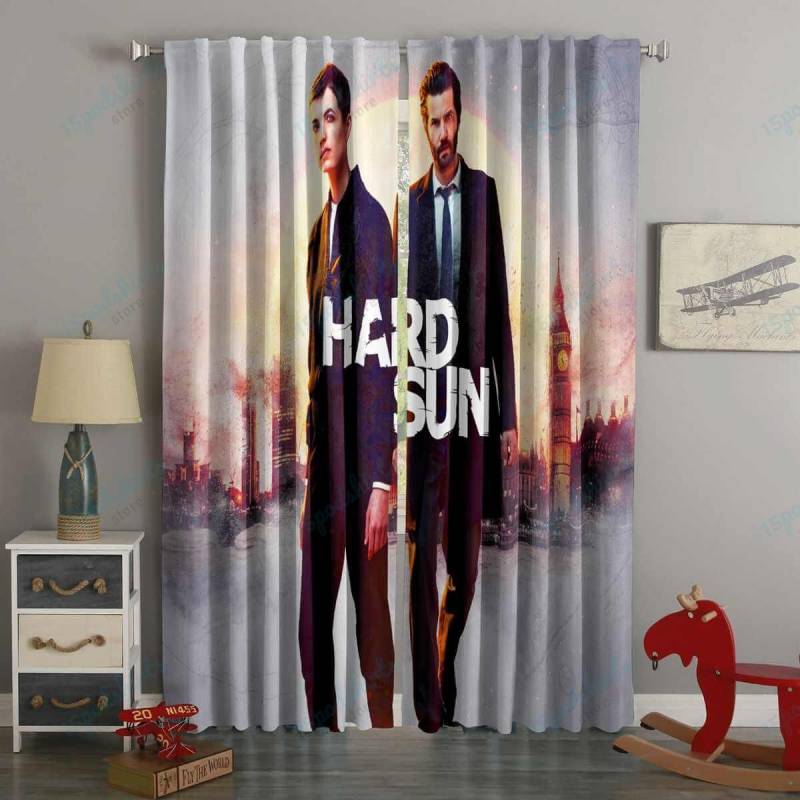 3D Printed Hard Sun Style Custom Living Room Curtains