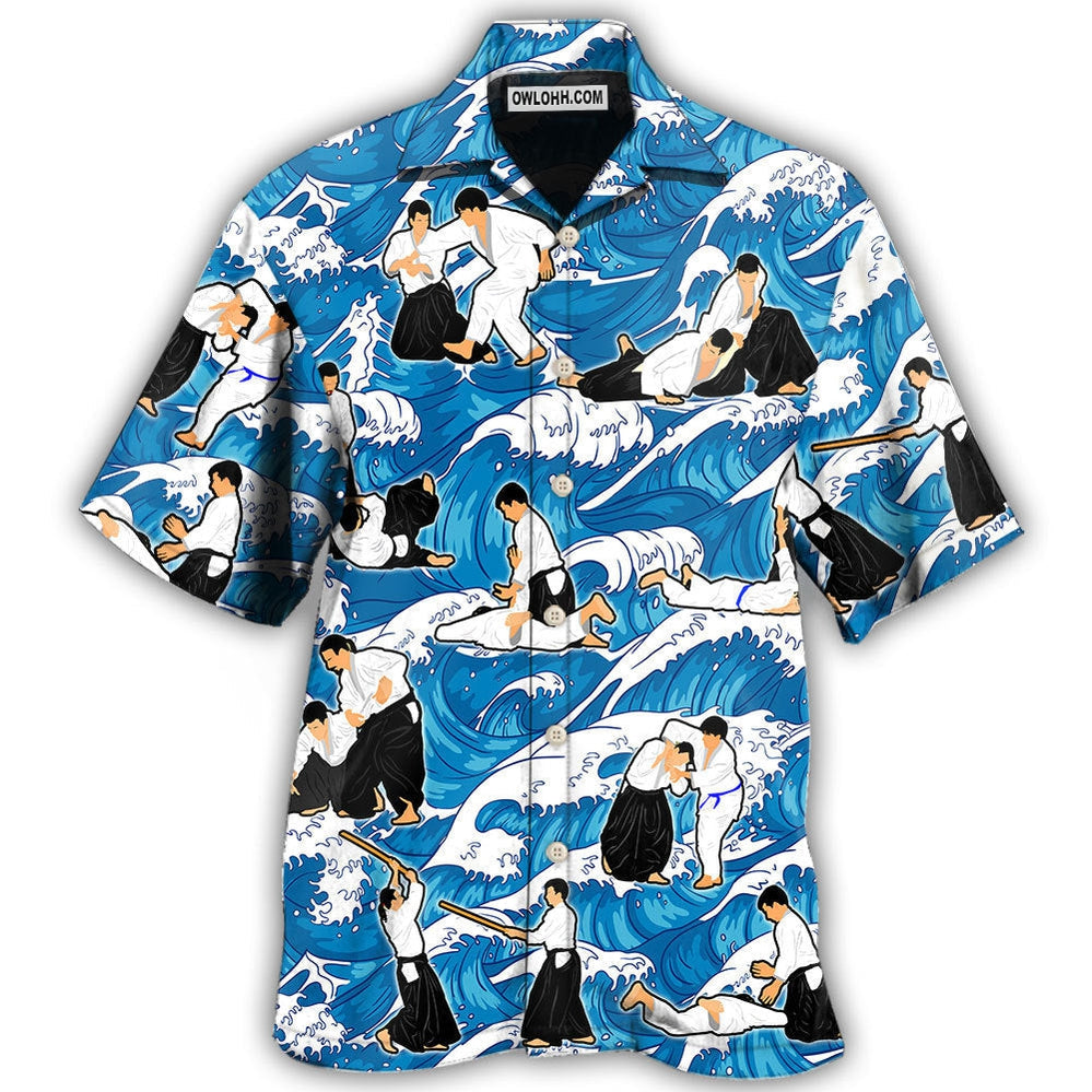 Aikido Make Me Strong – Hawaiian Shirt  – Owl Ohh