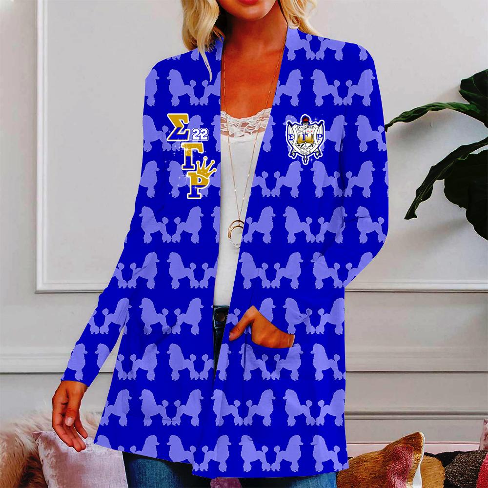 Sigma Gamma Rho Long Sleeve Cardigan