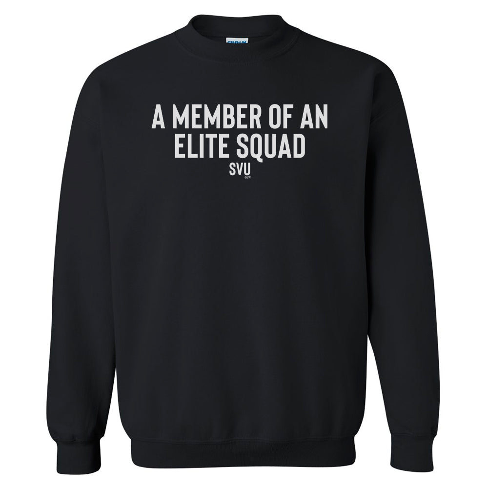 Law & Order: Svu A Member Of An Elite Squad Fleece Crewneck Sweatshirt