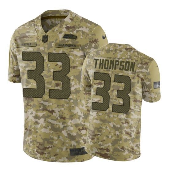 Tedric Thompson Jersey NFL Camo Seattle Seahawks