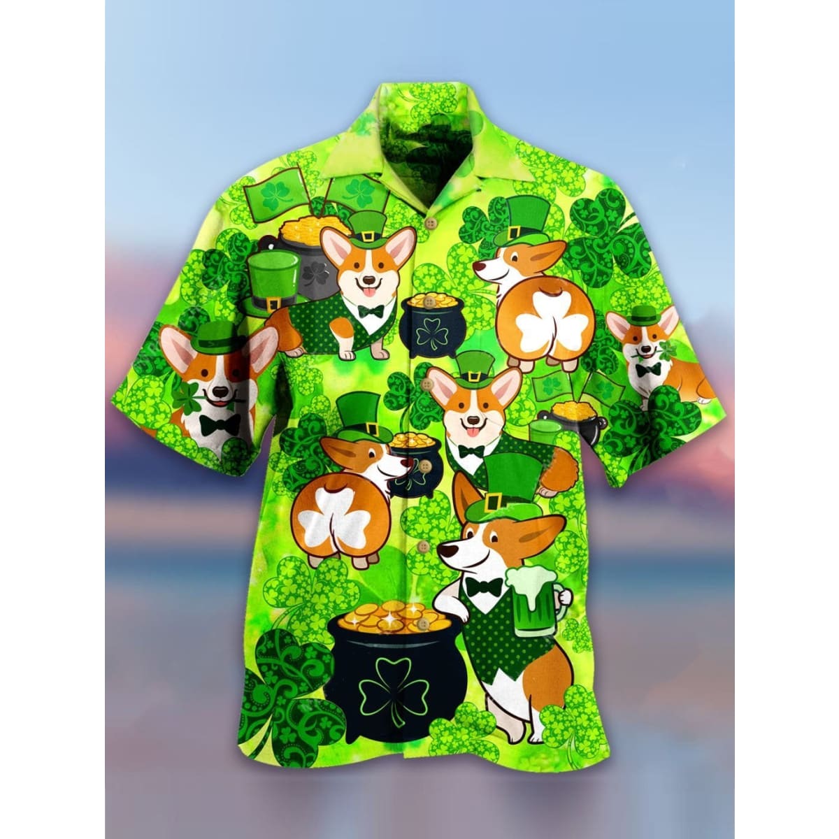 Corgi Day Hawaii Hawaii Aloha Shirt For Dog Lover Ha56475