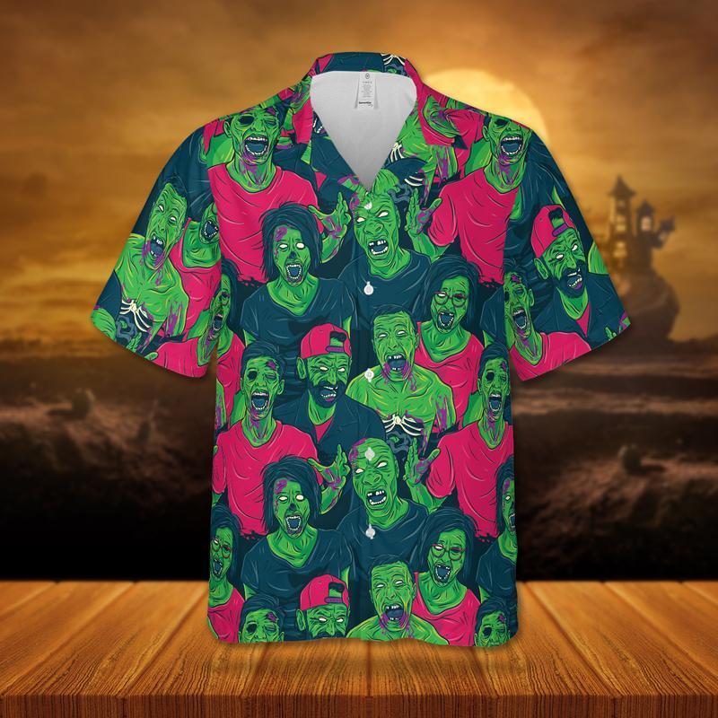 The Curse Of Zombies Aloha Hawaii Shirts For Men Women Ha54552