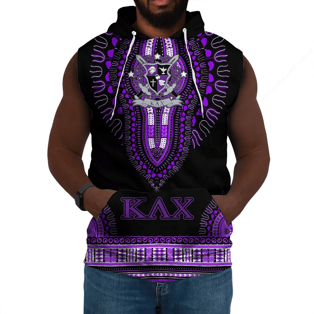 Africa Zone Hoodie – Kappa Lambda Chi Dashiki Sleeveless Hoodie A31