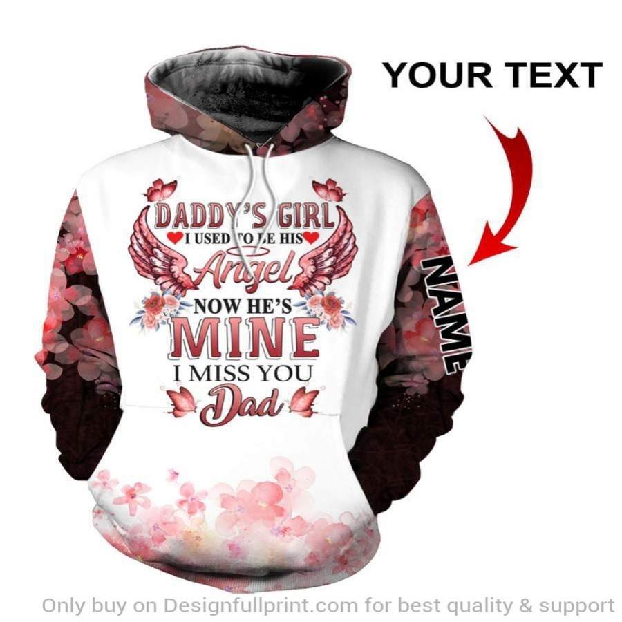 Daddys Girl Personalized Unisex Hoodie