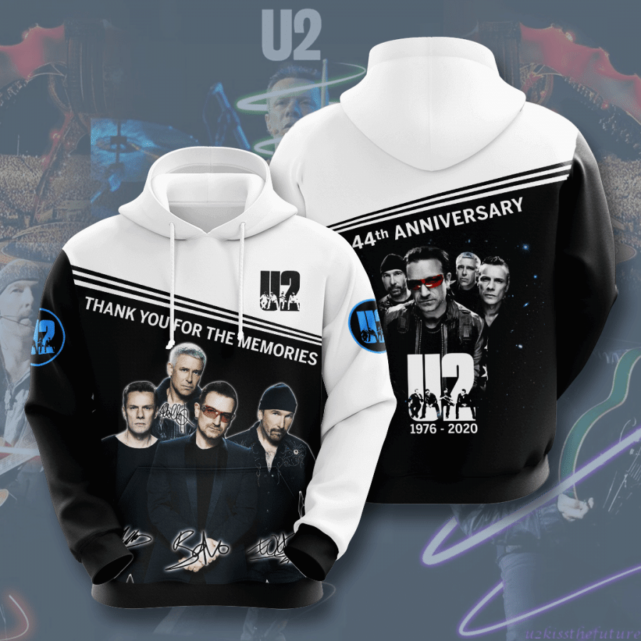 U2 No2040 Custom Hoodie 3D