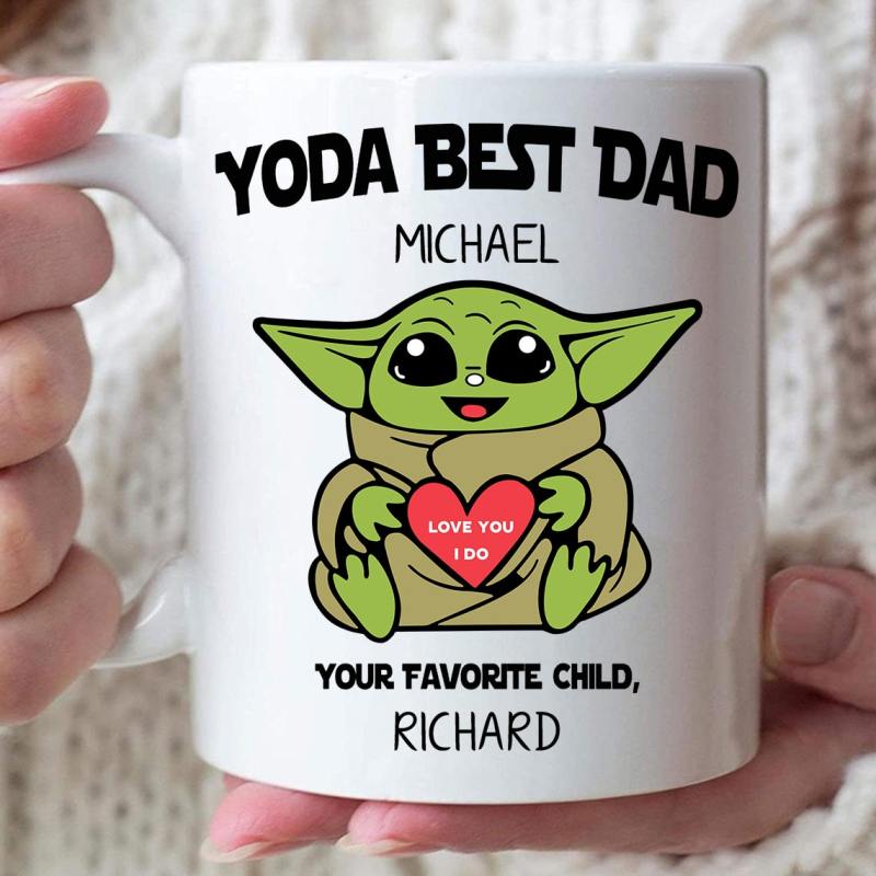 Yoda Best Dad Love You I Do From Favorite Child Coffee Mug, Father’S Day Gift