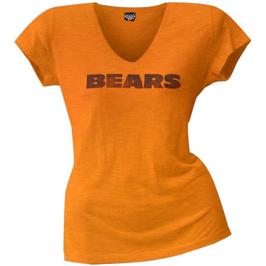 Chicago Bears – Scrum Logo Juniors Premium V-Neck T-Shirt