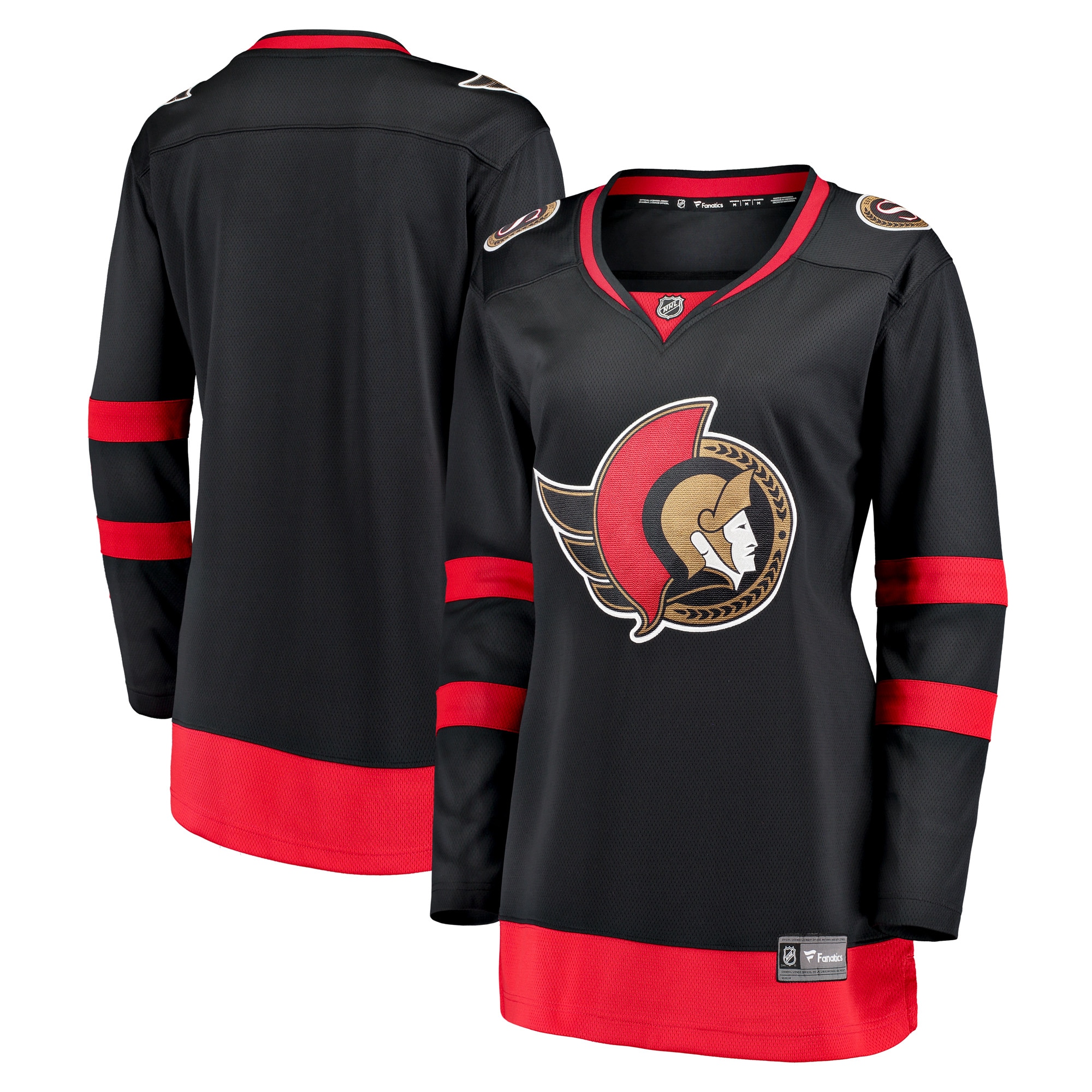 Ottawa Senators Branded Women's Home Breakaway Jersey – Black