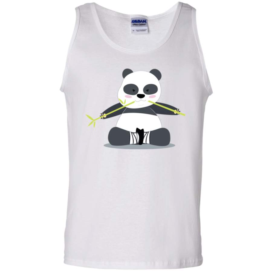 Panda Eating Tank Top