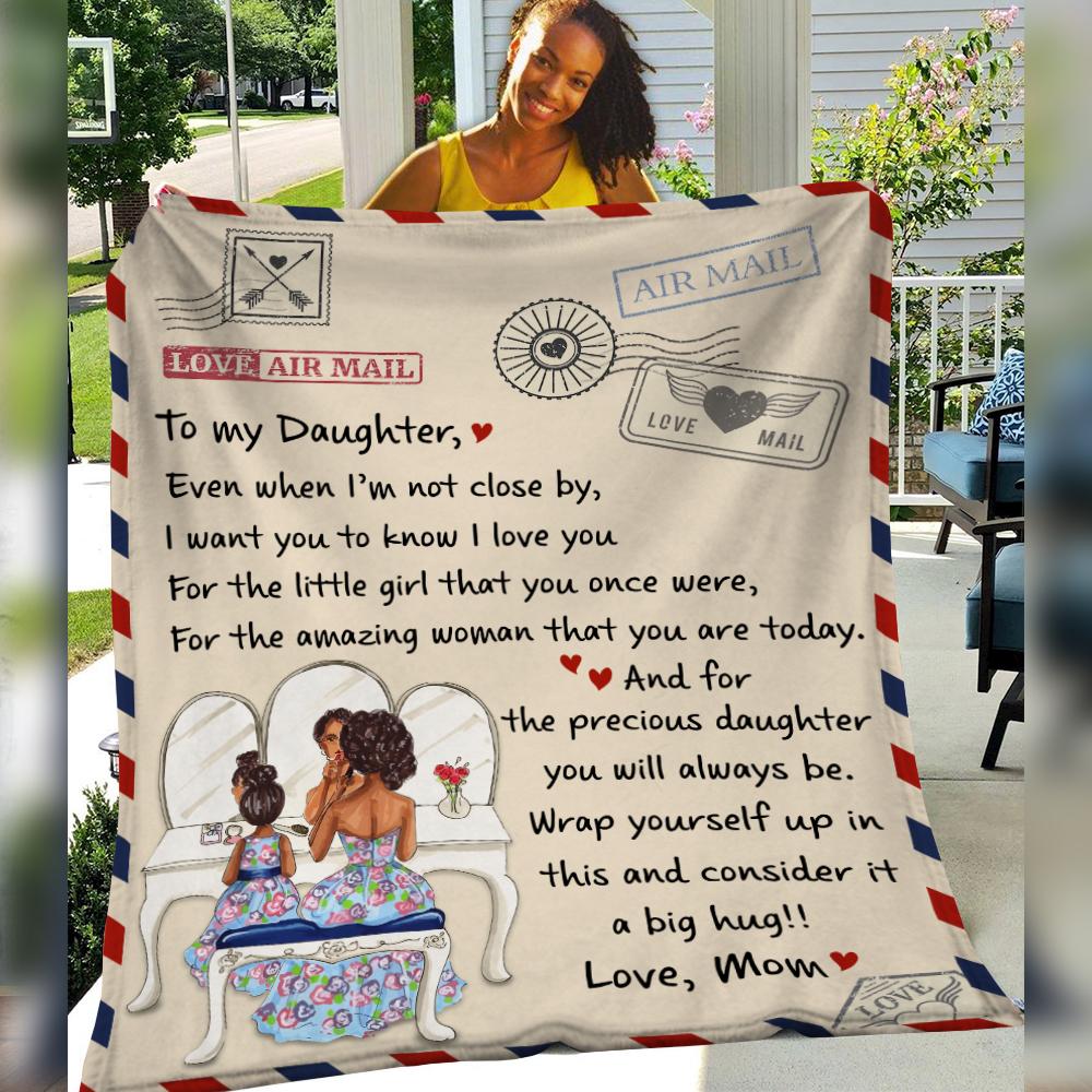 Bwa Mom Amazing Woman Letter  Fleece Blanket, Sherpa Blanket, Gift For Parent, Family Member, Friends Gift, Christmas Gift, Home Decor, Home Living