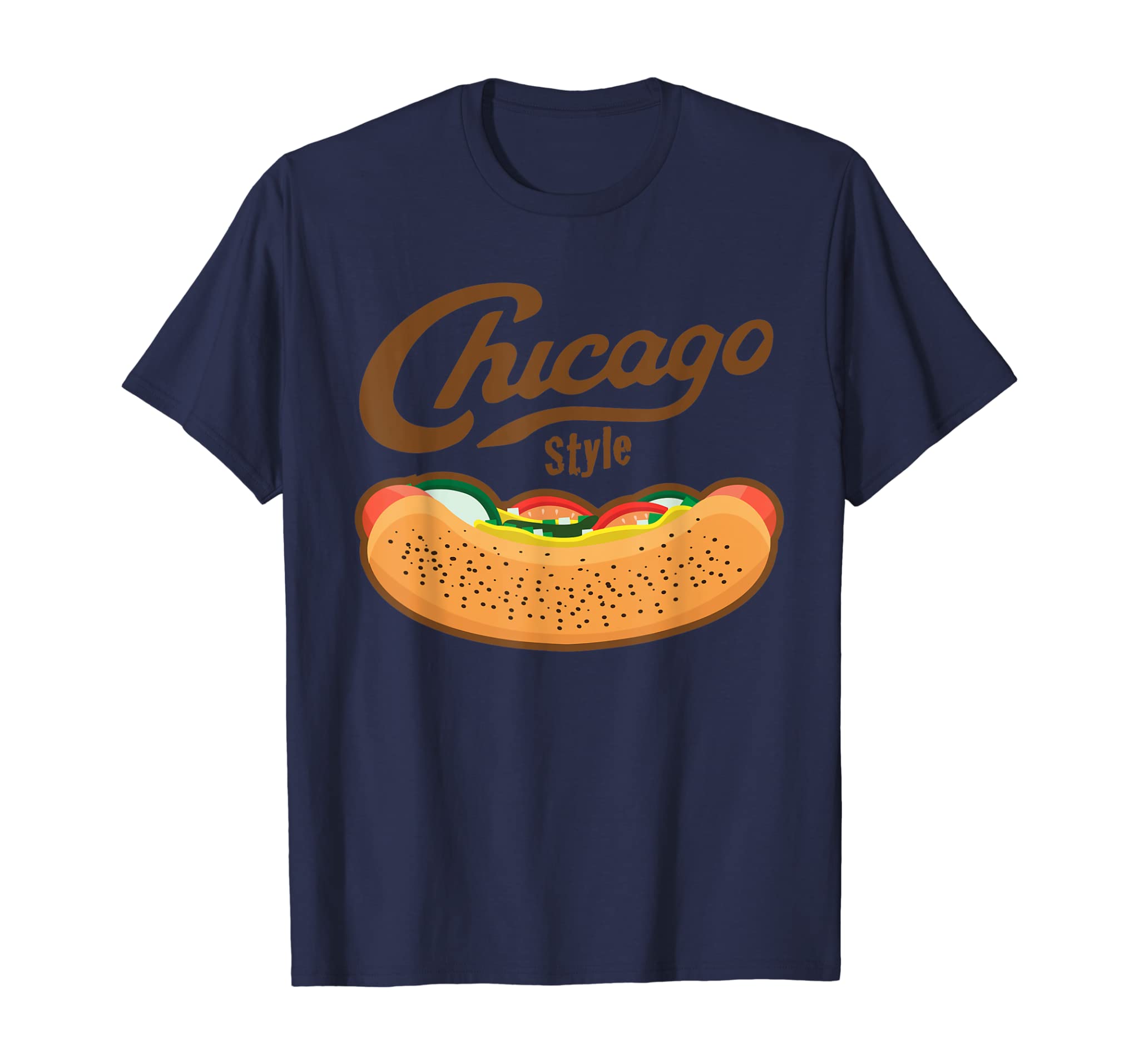 Chicago Style Hot Dog Summer T-Shirt