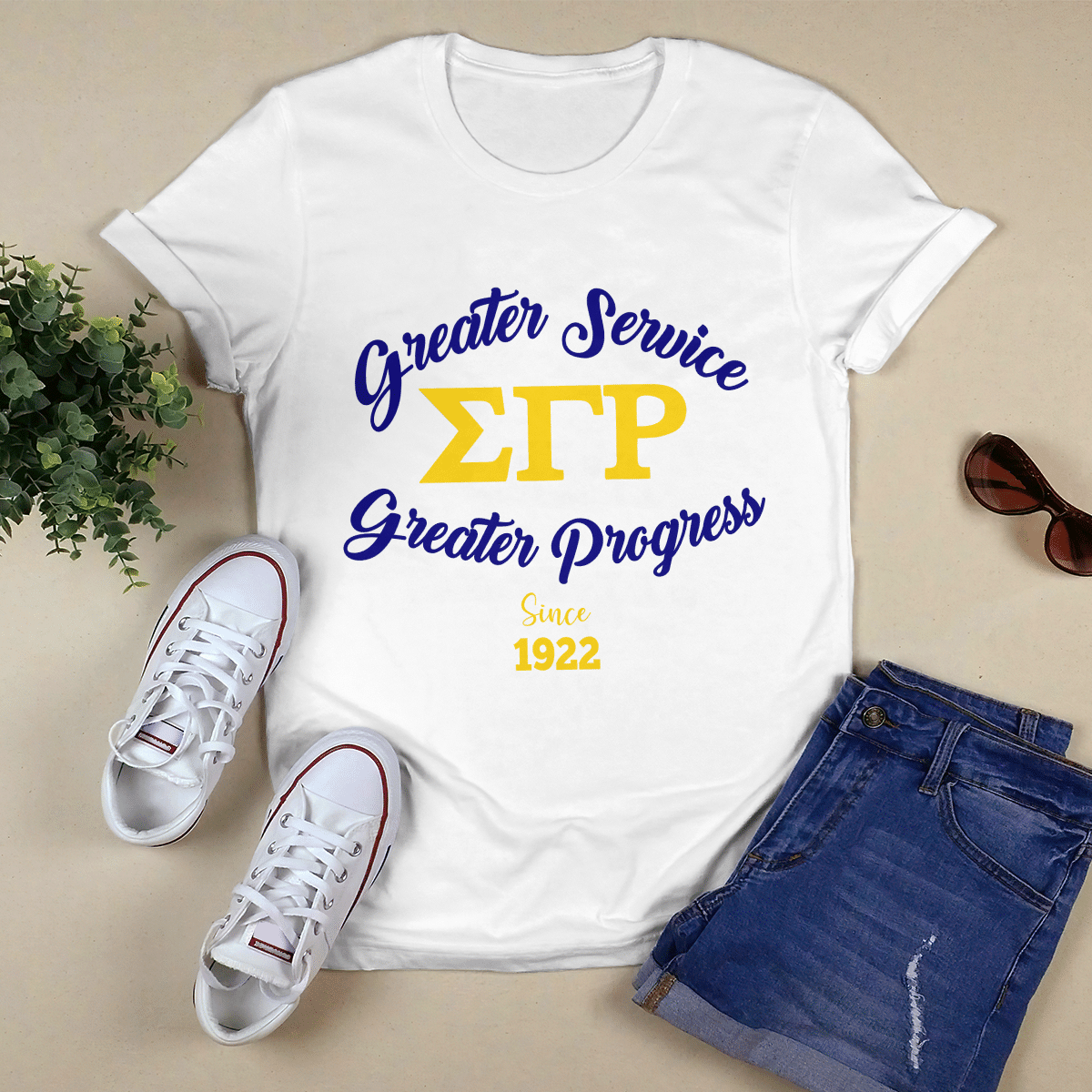 Sigma Gamma Rho 1922 Shirt Greater Service Greater Progress Shirt