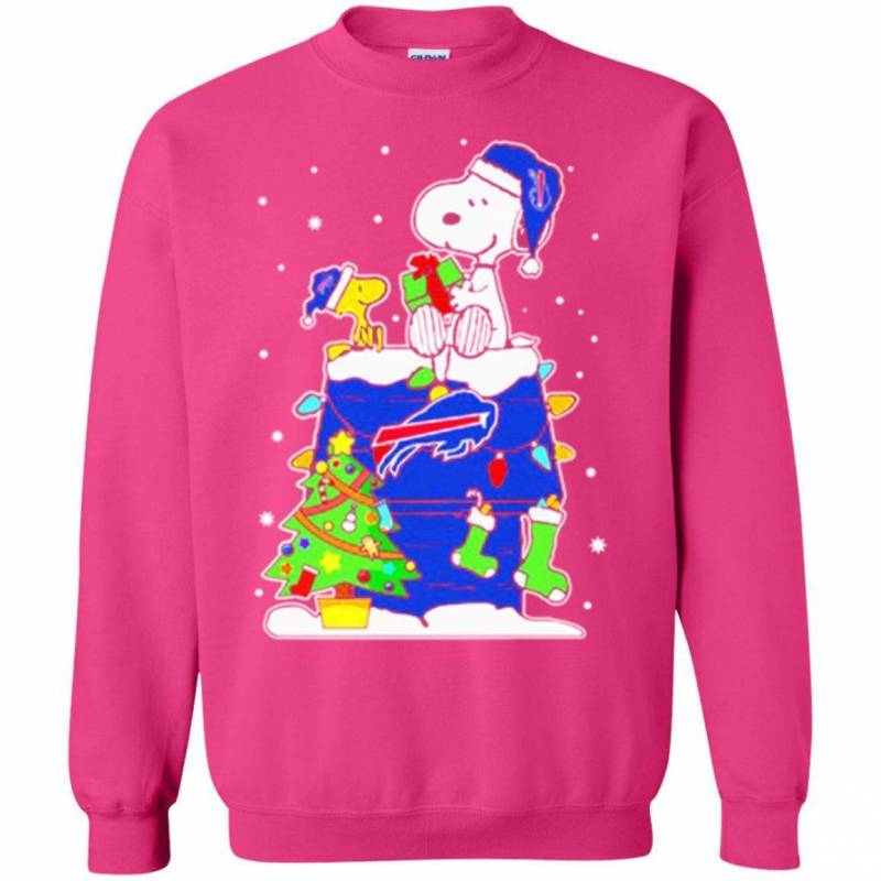 Buffalo Bills Snoopy Woodstock Christmas Sweatshirt EmprintsTOP