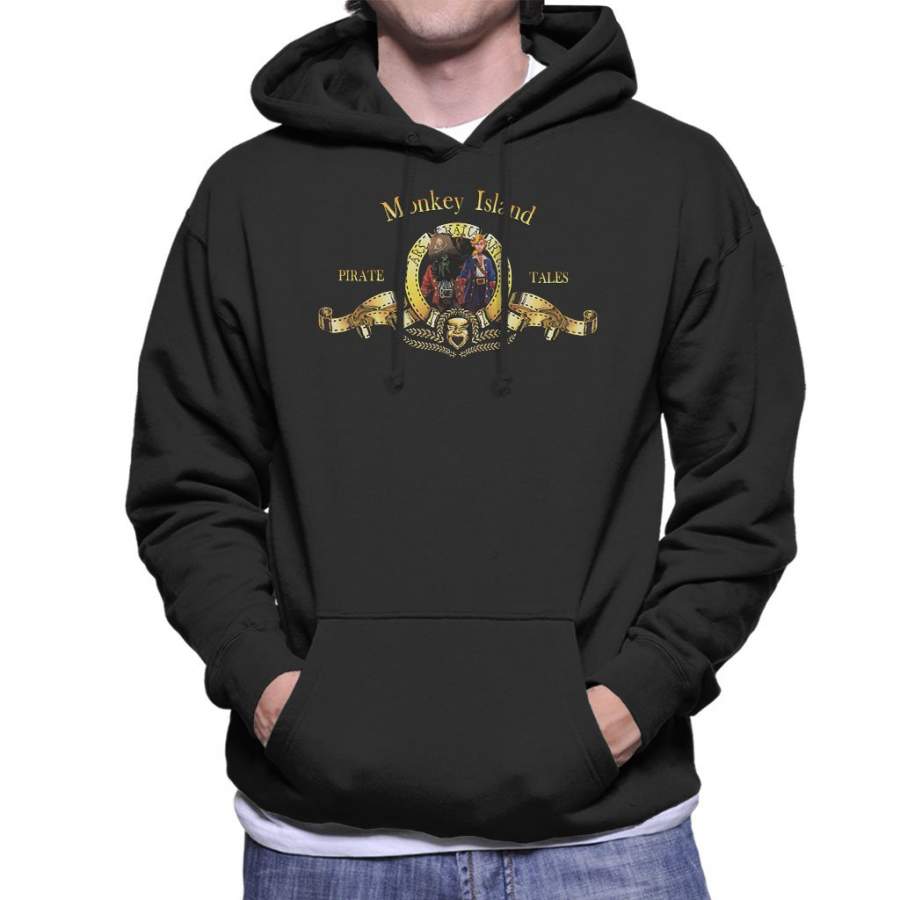 Monkey Island Metro Goldwyn Mayer Lion Men’s Hooded Sweatshirt