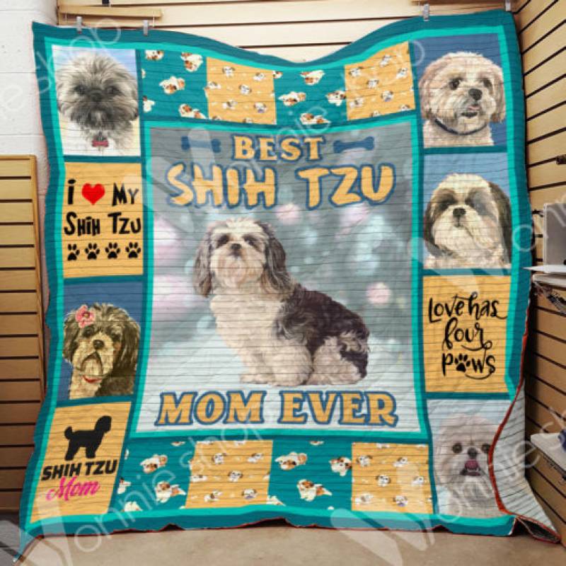 Shih Tzu Dog Mom Blanket OCT2101 69O31